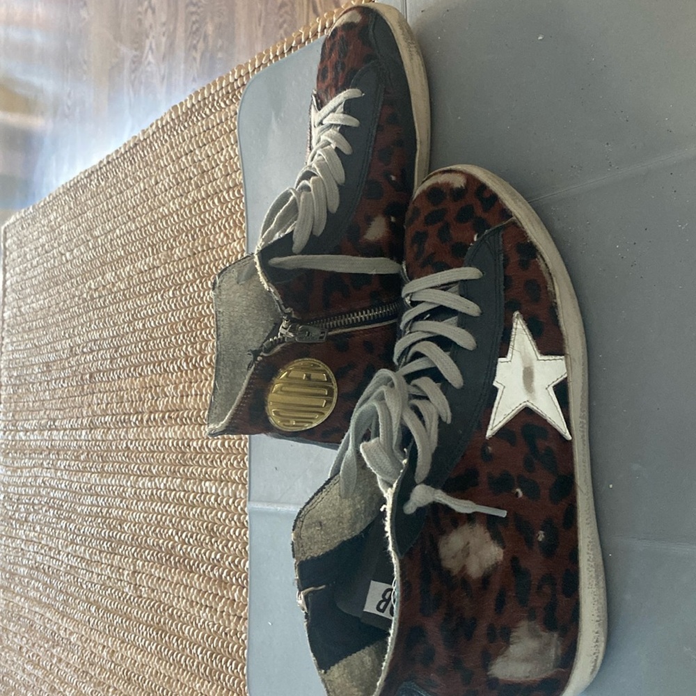 Women’s Golden Goose high tops pre-loved w original dust bag